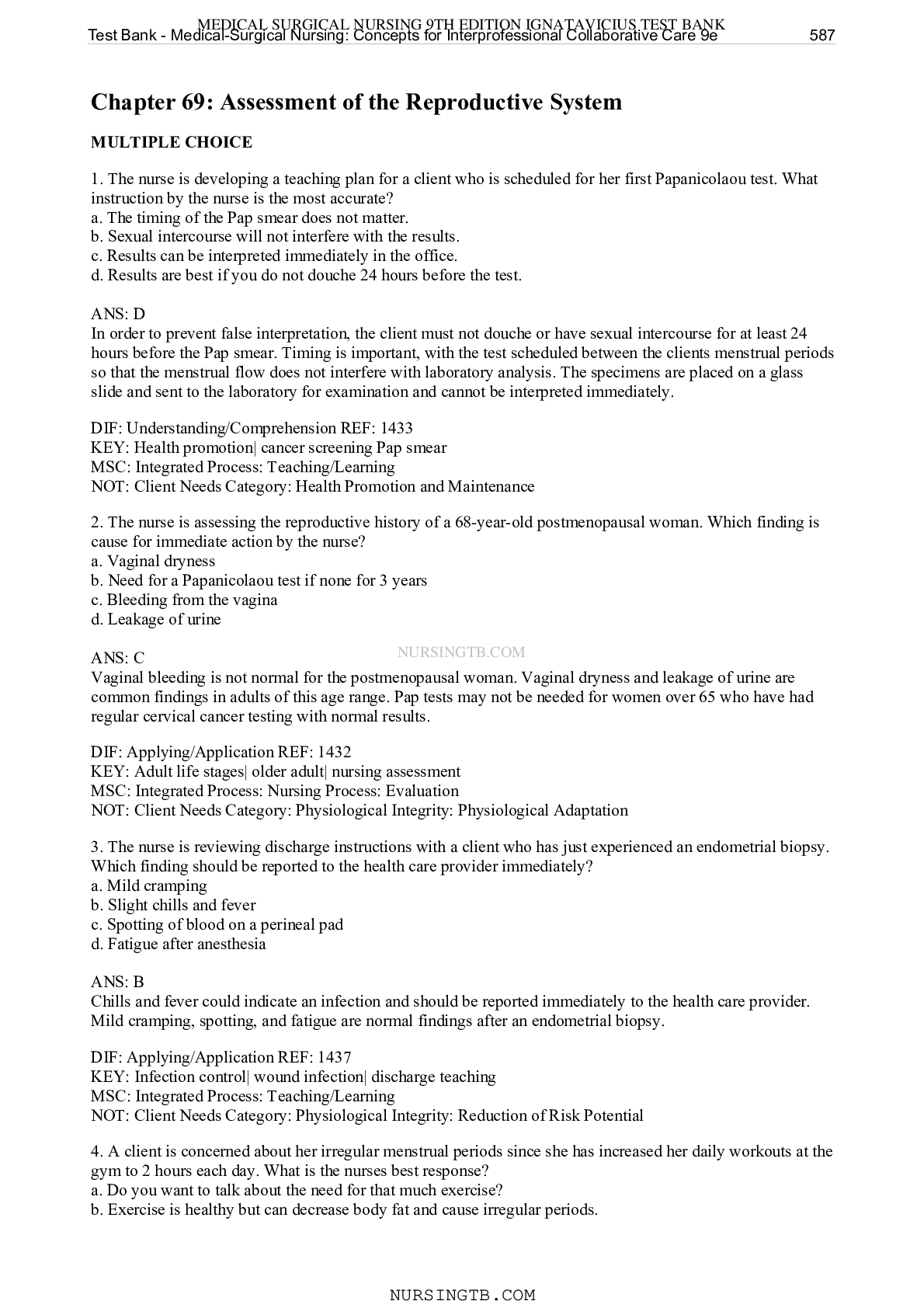 Preview image for Chapter 69: Assessment of the Reproductive System